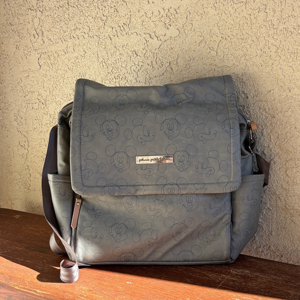 Petunia pickle bottom Mickey Mouse diaper bag/backpack
